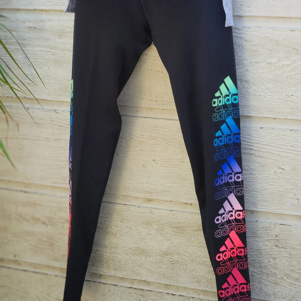 Adidas girl active sport atletic legging tight